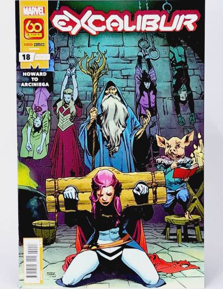 DE KIOSCO EXCALIBUR 18 MARVEL CÓMICS PANINI GRAPA NOVIEMBRE 21