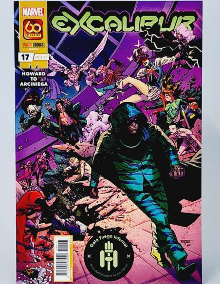 DE KIOSCO EXCALIBUR 17 MARVEL CÓMICS PANINI GRAPA OCTUBRE 21