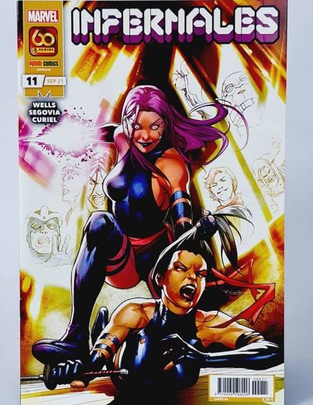 DE KIOSCO INFERNALES 11 MARVEL CÓMICS PANINI GRAPA SEPTIEMBRE 21