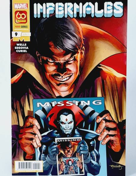 DE KIOSCO INFERNALES 9 MARVEL CÓMICS PANINI GRAPA JUNIO 21