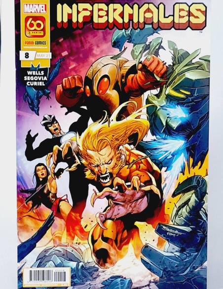 DE KIOSCO INFERNALES 8 MARVEL CÓMICS PANINI GRAPA MAYO 21