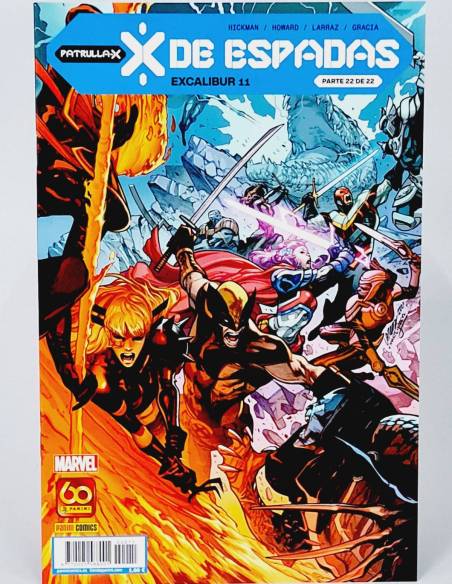 DE KIOSCO PATRULLA X EXCALIBUR 11 MARVEL CÓMICS PANINI GRAPA MARZO 21