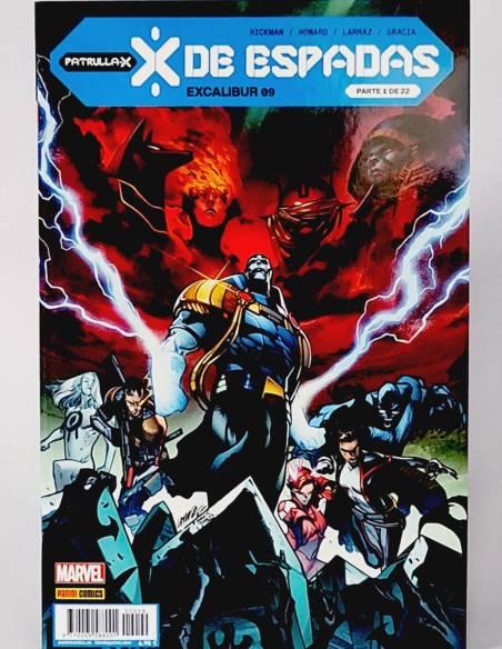 DE KIOSCO PATRULLA X EXCALIBUR 09 MARVEL CÓMICS PANINI GRAPA ENERO 21