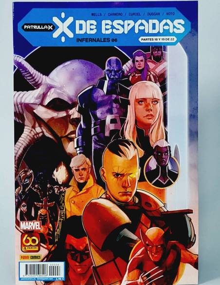 DE KIOSCO PATRULLA X INFERNALES 06 MARVEL CÓMICS PANINI GRAPA MARZO 21