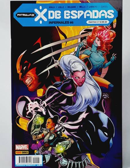 DE KIOSCO PATRULLA X INFERNALES 05 MARVEL CÓMICS PANINI GRAPA FEBRERO 21