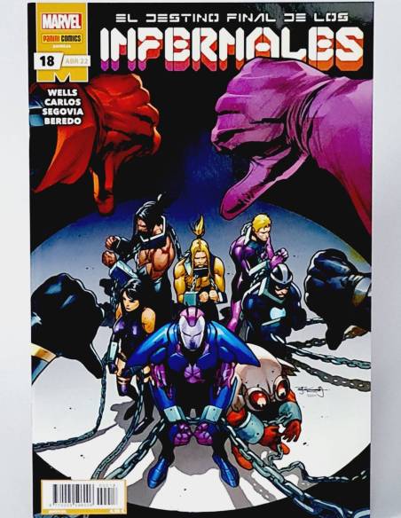 DE KIOSCO INFERNALES 18 MARVEL CÓMICS PANINI GRAPA ABRIL 22