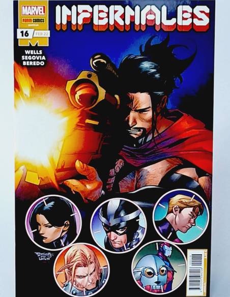 DE KIOSCO INFERNALES 16 MARVEL CÓMICS PANINI GRAPA FEBRERO 22