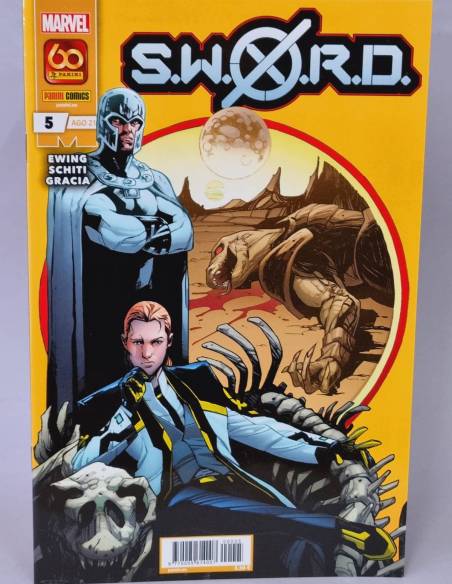 DE KIOSCO SWORD 5 PANINI COMICS MARVEL AGOSTO 21 GRAPA