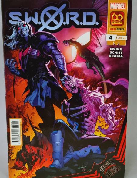 DE KIOSCO SWORD 4 PANINI COMICS MARVEL JULIO 21 GRAPA