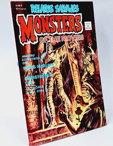DE KIOSCO RELATOS SALVAJES 20 MONSTERS OF THE MOVIES COMICS MARVEL VOL1 VOLUMEN VOL.1 VERTICE