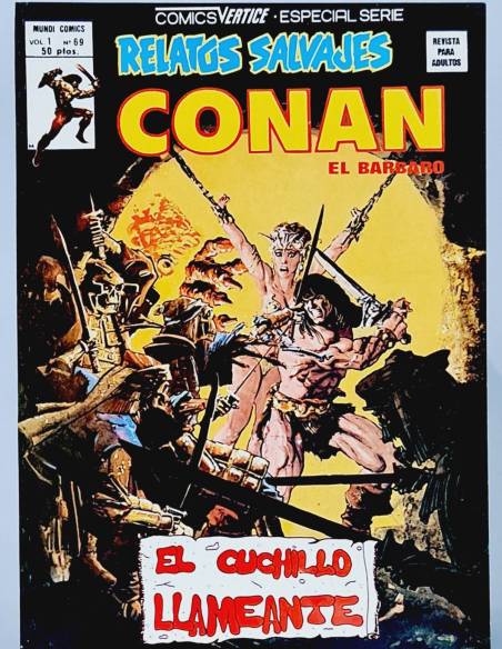 DE KIOSCO RELATOS SALVAJES 69 CONAN COMICS MARVEL VOL1 VOLUMEN VOL.1 VERTICE