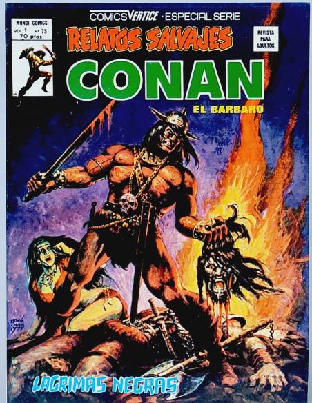 DE KIOSCO RELATOS SALVAJES 75 CONAN COMICS MARVEL VOL1 VOLUMEN VOL.1 VERTICE