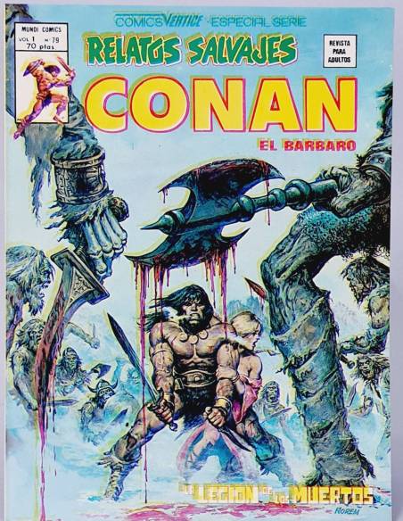DE KIOSCO RELATOS SALVAJES 79 CONAN COMICS MARVEL VOL1 VOLUMEN VOL.1 VERTICE