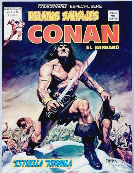 DE KIOSCO RELATOS SALVAJES 80 CONAN COMICS MARVEL VOL1 VOLUMEN VOL.1 VERTICE