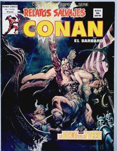 DE KIOSCO RELATOS SALVAJES 81 CONAN COMICS MARVEL VOL1...