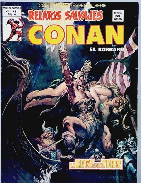 DE KIOSCO RELATOS SALVAJES 81 CONAN COMICS MARVEL VOL1 VOLUMEN VOL.1 VERTICE
