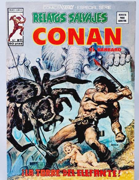 DE KIOSCO RELATOS SALVAJES 60 CONAN COMICS MARVEL VOL1 VOLUMEN VOL.1 VERTICE