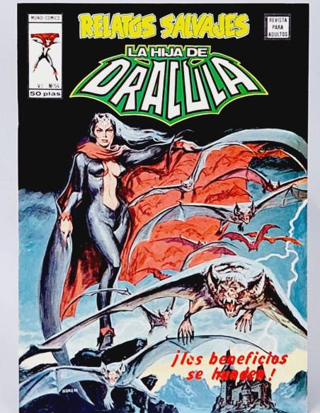 DE KIOSCO RELATOS SALVAJES 54 LA HIJA DE DRÁCULA COMICS MARVEL VOL1 VOLUMEN VOL.1 VERTICE