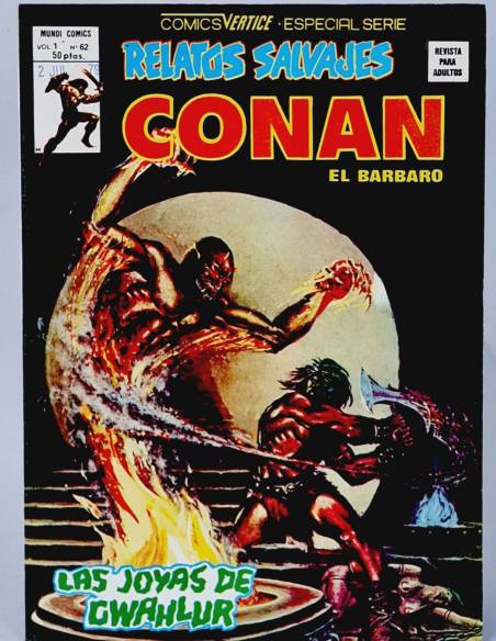 RELATOS SALVAJES 62 CONAN COMICS MARVEL VOL1 VOLUMEN VOL.1 VERTICE MUY BUEN ESTADO