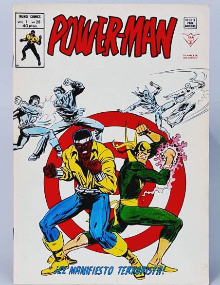 EXCELENTE POWER-MAN 20 EL MANIFIESTO TERRORISTA MARVEL EDICIONES VERTICE POWERMAN