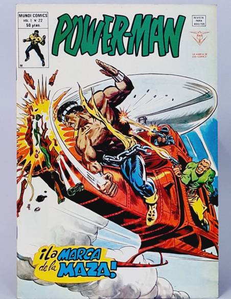 EXCELENTE POWER-MAN 22 LA MARCA DE LA MAZA MARVEL EDICIONES VERTICE POWERMAN