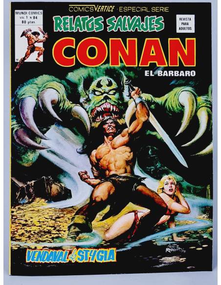 DE KIOSCO RELATOS SALVAJES 84 CONAN COMICS MARVEL VOL1 VOLUMEN VOL.1 VERTICE