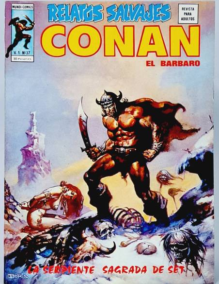 DE KIOSCO RELATOS SALVAJES 37 CONAN COMICS MARVEL VOL1 VOLUMEN VOL.1 VERTICE