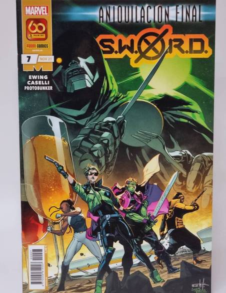 DE KIOSCO SWORD 7 ANIQUILACION FINAL PANINI COMICS MARVEL NOVIEMBRE 21