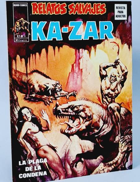 KIOSCO RELATOS SALVAJES 6 KA-ZAR KAZAR COMICS MARVEL VOL1 VOLUMEN VOL.1 VERTICE