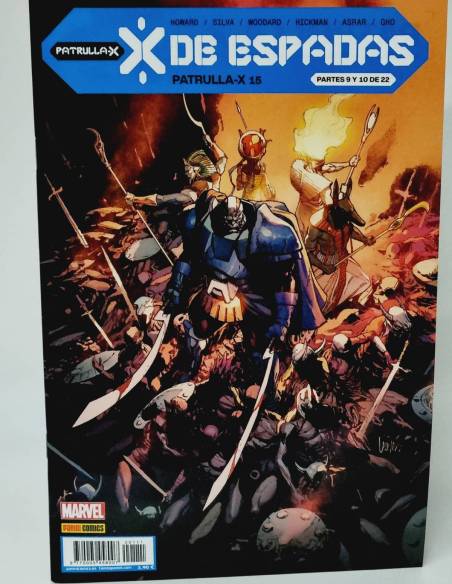 DE KIOSCO PATRULLA X 111 DE ESPADAS PANINI COMICS MARVEL
