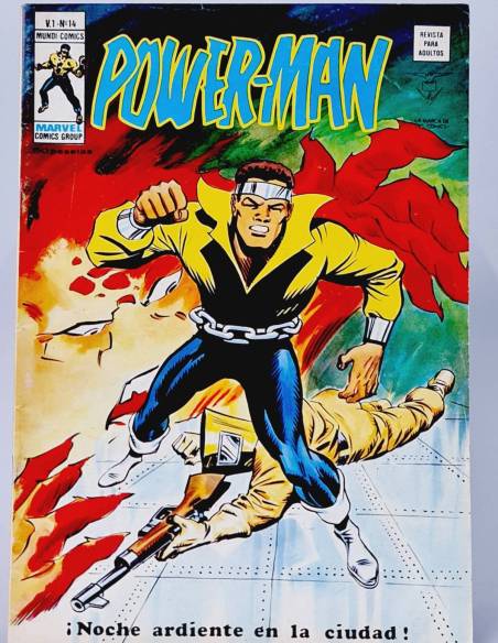 COMIC POWER-MAN 14 NOCHE ARDIENTE EN LA CIUDAD MARVEL VERTICE POWERMAN MUY BUEN ESTADO