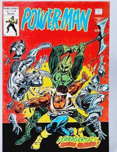 CASI EXCELENTE POWER-MAN 24 CABALLEROS Y SATEN BLANCO...