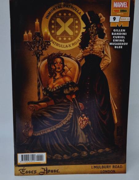 DE KIOSCO INMORTAL PATRULLA X 9 MARZO 23 ROJA PANINI COMICS MARVEL