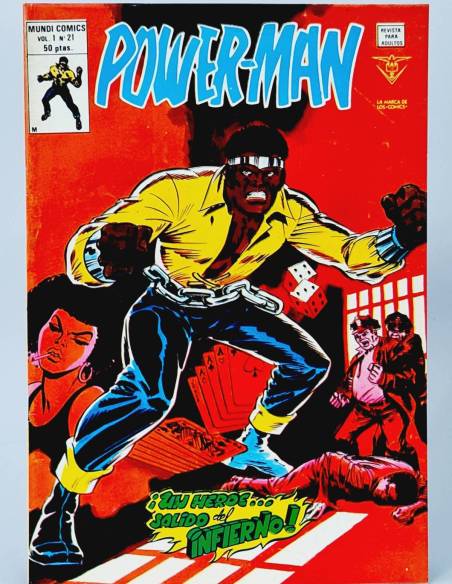 EXCELENTE POWER-MAN 21 UN HÉROE SALIDO DEL INFIERNO COMICS MARVEL EDICIONES VERTICE POWERMAN