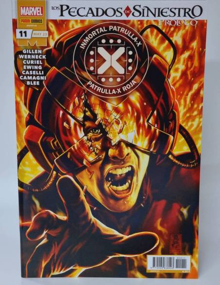 DE KIOSCO INMORTAL PATRULLA X MAYO 23 ROJA LOS PECADOS DE SINIESTRO PANINI COMICS MARVEL 11