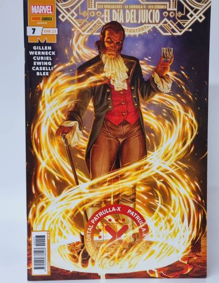 DE KIOSCO INMORTAL PATRULLA X 7 EL DIA DEL JUICIO ENERO 23 ROJA PANINI COMICS MARVEL