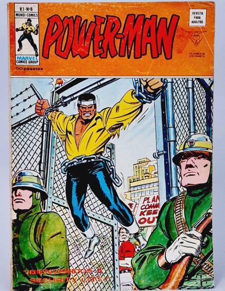 COMIC POWER-MAN 6 BIENVENIDOS A SECURITY CITY MARVEL EDICIONES VERTICE POWERMAN NORMAL ESTA