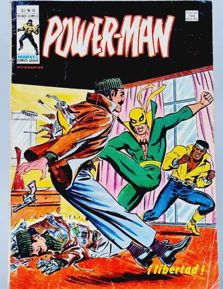 COMIC POWER-MAN 15 LIBERTAD MARVEL EDICIONES VERTICE POWERMAN NORMAL ESTA