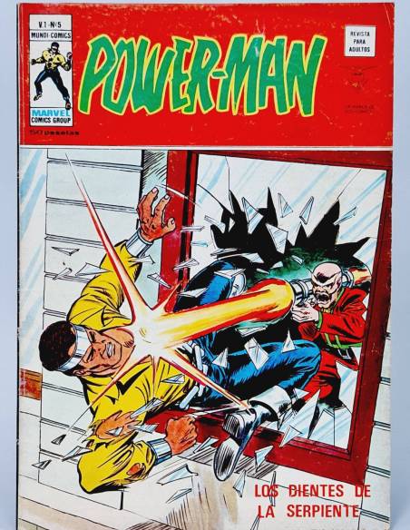 COMIC POWER-MAN 5 LOS DIENTES DE LA SERPIENTE MARVEL EDICIONES VERTICE POWERMAN BUEN ESTADO