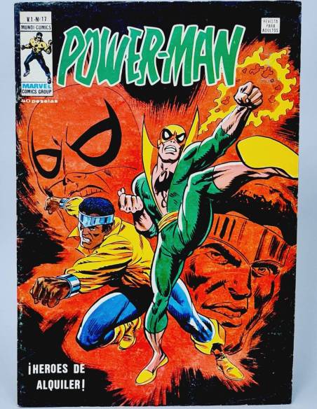 COMIC POWER-MAN 17 HÉROES DE ALQUILER MARVEL EDICIONES VERTICE POWERMAN BUEN ESTADO