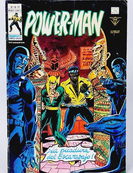 COMIC POWER-MAN 18 LA PICADURA DEL ESCARABAJO MARVEL EDICIONES VERTICE POWERMAN BUEN ESTADO
