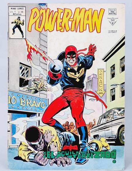 COMIC POWER-MAN 19 EL ÁGUILA ATERRIZADO MARVEL EDICIONES VERTICE POWERMAN BUEN ESTADO