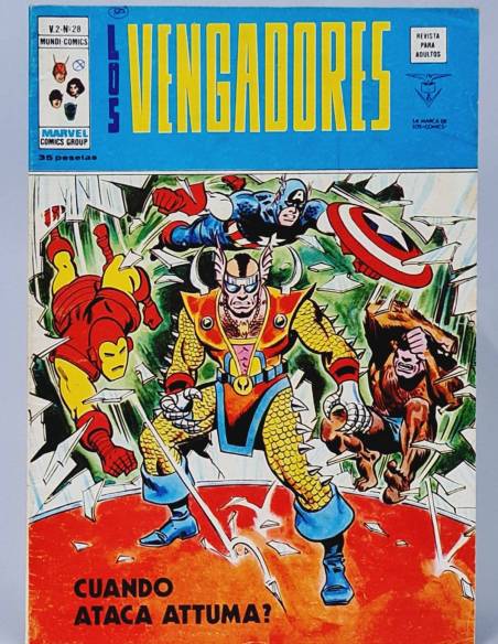 COMIC LOS VENGADORES 28 MARVEL EDICIONES VERTICE VOL2 VOL.2 VOLUMEN BUEN ESTADO