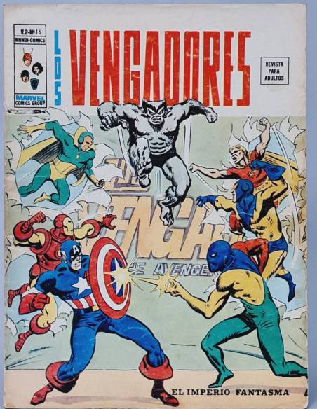 COMIC LOS VENGADORES 16 MARVEL EDICIONES VERTICE VOL2 VOL.2 VOLUMEN BUEN ESTADO