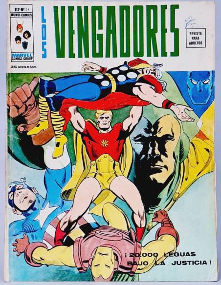 COMIC LOS VENGADORES 24 VOL2 MARVEL EDICIONES VÉRTICE VOL.2 VOLUMEN BUEN ESTADO