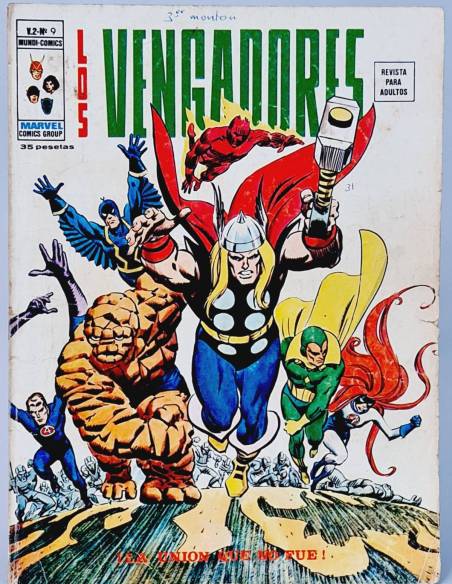 COMIC LOS VENGADORES 36 MARVEL EDICIONES VERTICE VOL2 VOL.2 VOLUMEN NORMAL ESTADO