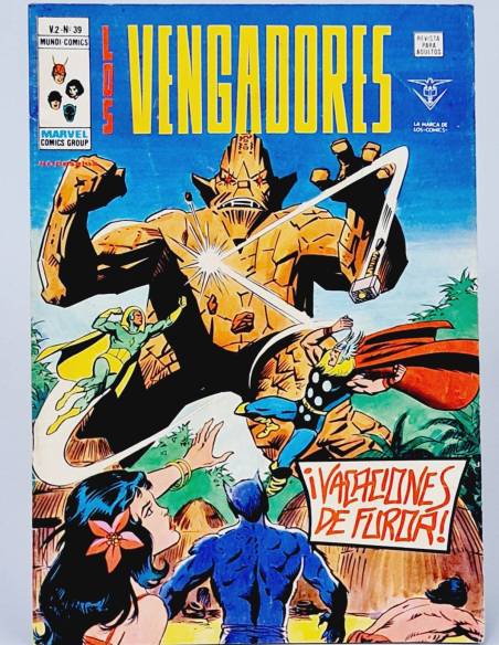 LOS VENGADORES 39 VACACIONES DE FUROR VOL2 MARVEL COMICS VOL.2 VERTICE VOLUMEN VOL.2 MUY BUEN ESTADO