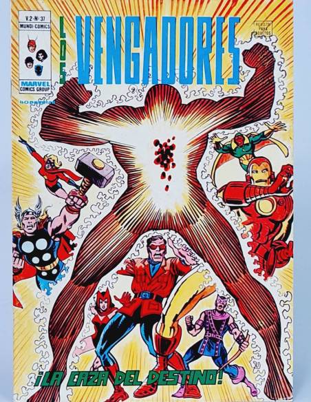 LOS VENGADORES 37 CAZA DEL DESTINO VOL2 MARVEL COMICS VOL.2 VERTICE VOLUMEN VOL.2 MUY BUEN ESTADO