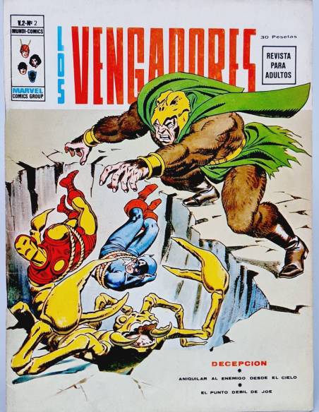 CASI EXCELENTE LOS VENGADORES 2 DECEPCIÓN VOL2 MARVEL COMICS VOL.2 VERTICE VOLUMEN VOL.2