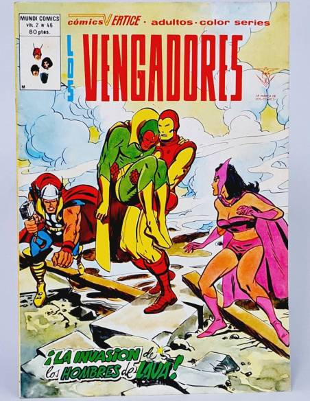 CASI EXCELENTE LOS VENGADORES 46 LA INVASIÓN VOL2 MARVEL COMICS VOL.2 VERTICE VOLUMEN VOL.2